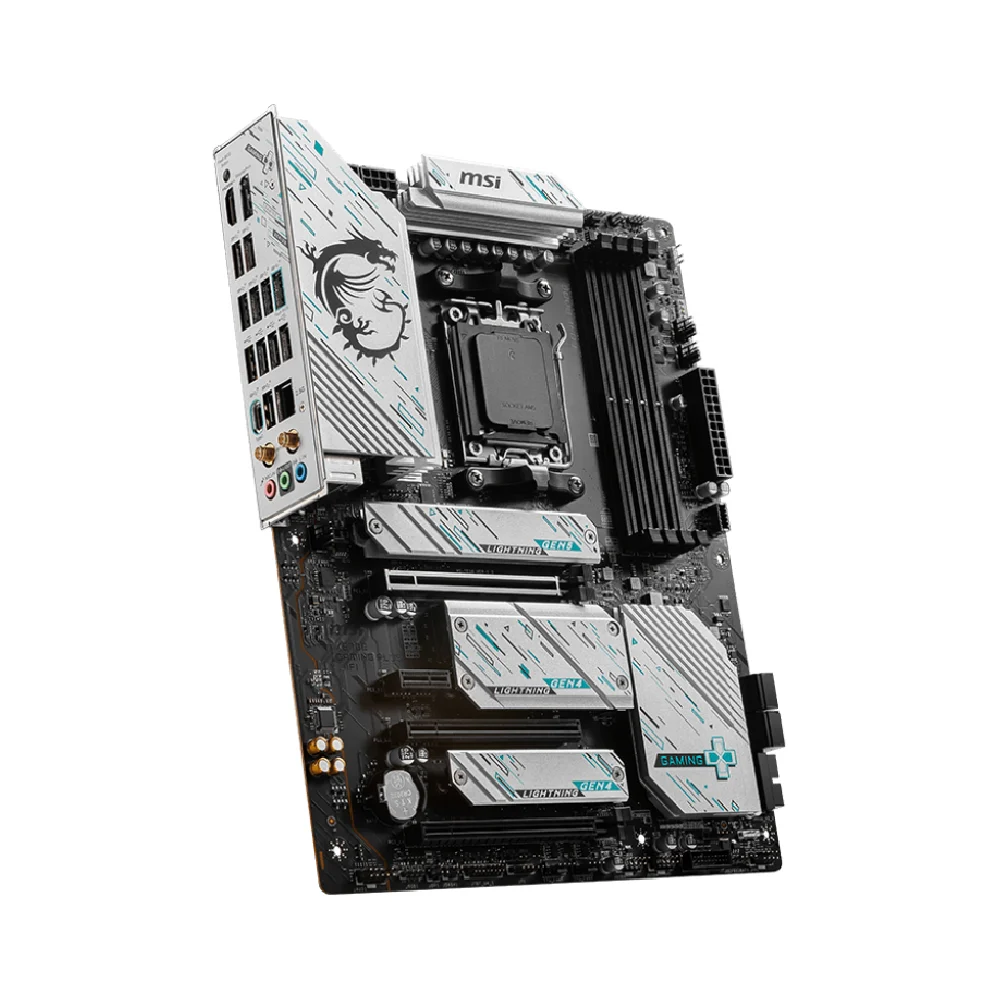 MSI Motherboard X670E GAMING PLUS WIFI DDR5 For AMD view 3